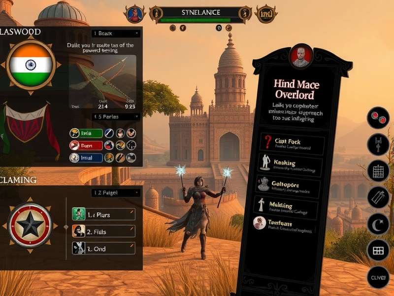 Hind Mace Overlord India player distribution map